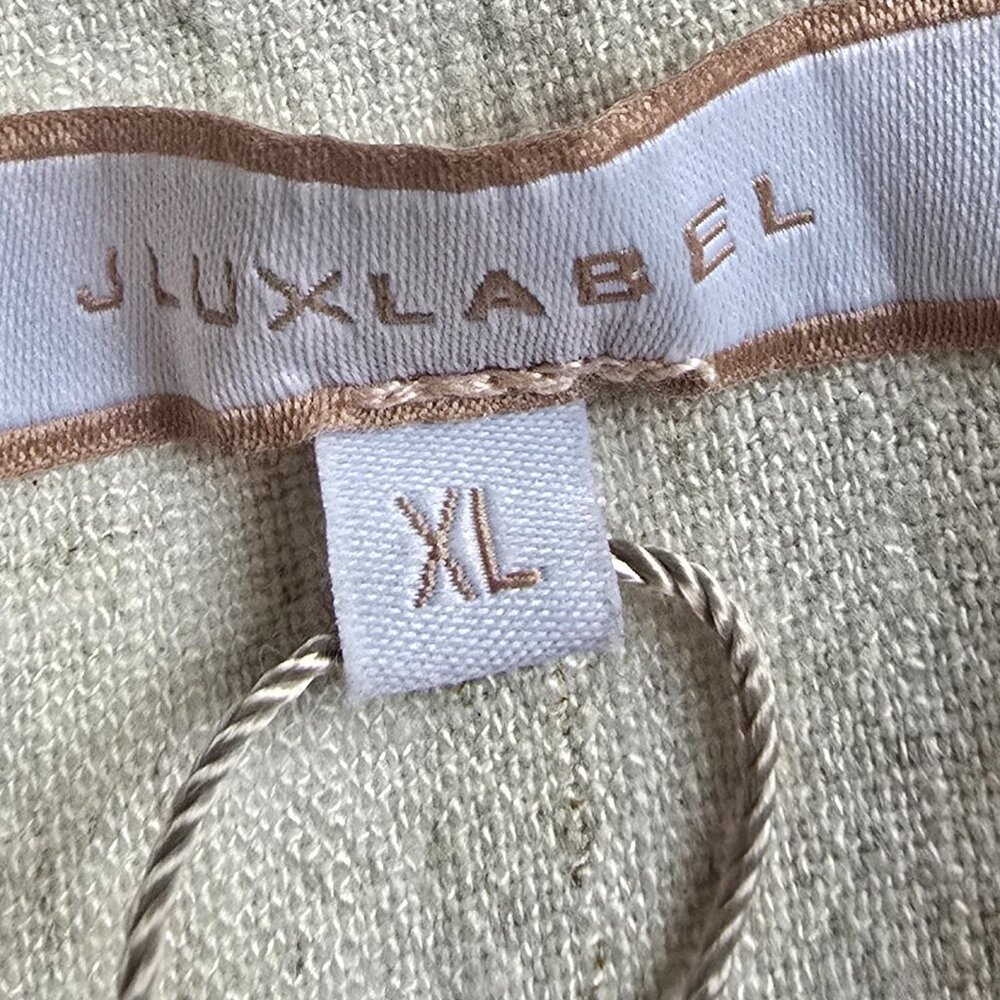 NWT! JLUXLABEL Cream Linen-Look Crop Top - Picture 6 of 10